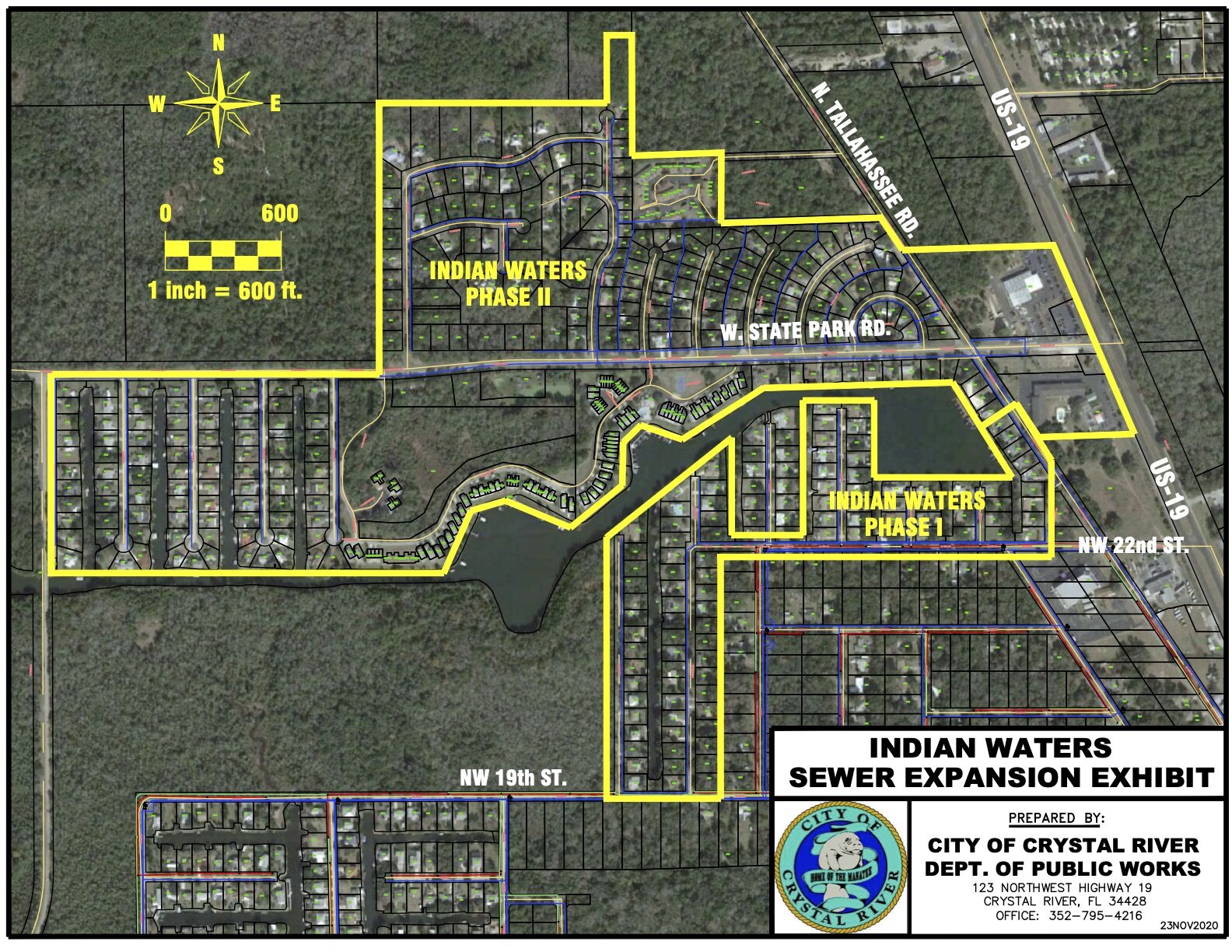 Indian Waters Crystal River Septic To Sewer Project